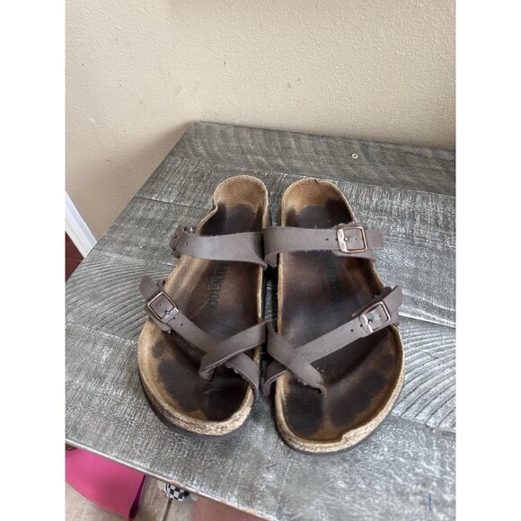 Birkenstock Mayari Leather Habana Brown Women’s size 8 - Picture 1 of 5